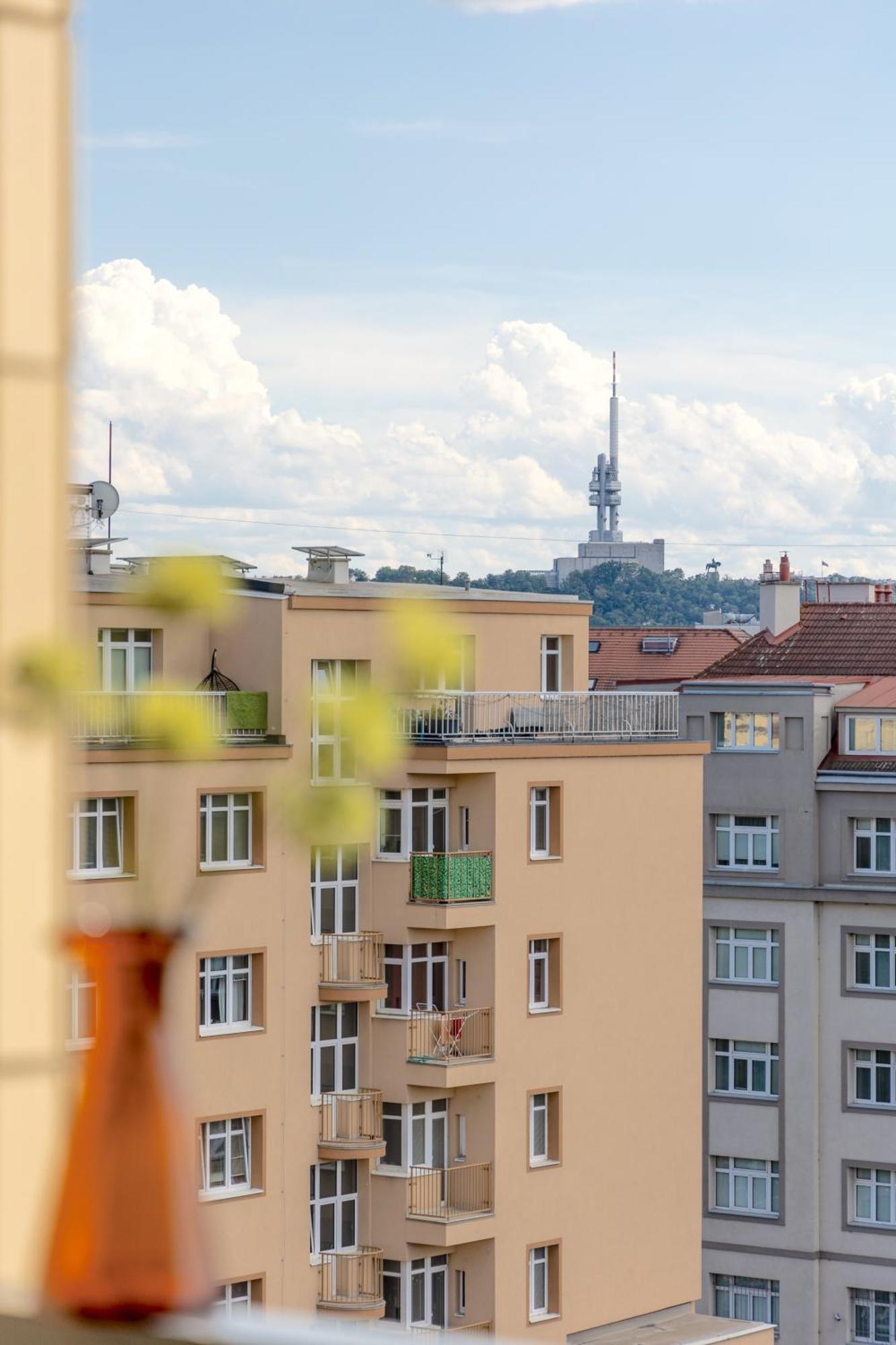 Apartament Bright 2Br - 7Th Floor, Balcony, Free Parking By Gravity Praga Zewnętrze zdjęcie